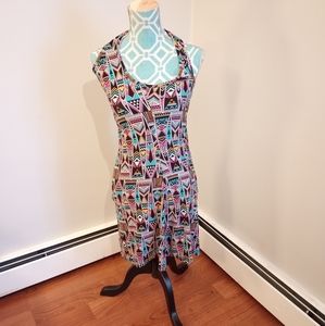 Fitted, Brand- New Mix, Multi colored dress, Size large.